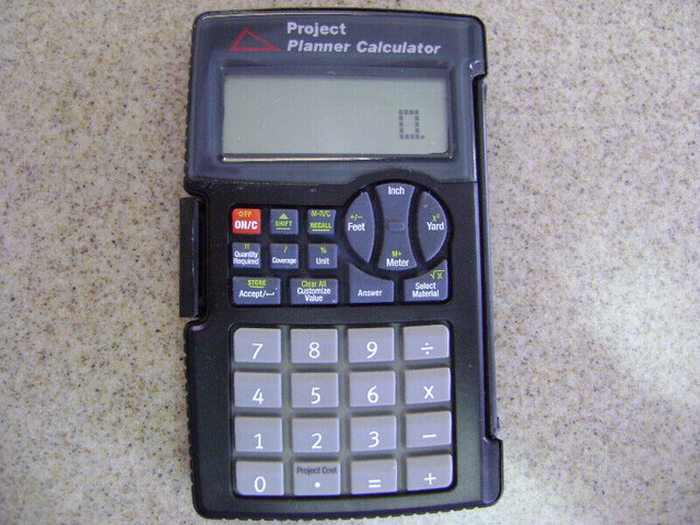 Project Planner Calculator - electronic and portable in Other Business & Industrial in Markham / York Region