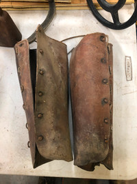 Vintage Leather Leg Cuffs