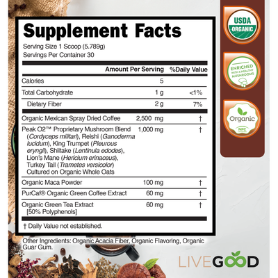 Café Bio aux Champignons – Gestion du Poids, View more