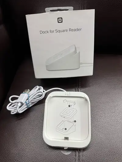 I'm selling a Square contactless chip reader and dock, Ideal for small businesses. This kit includes...