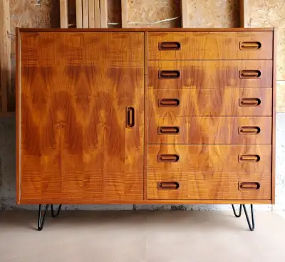 Mid Century Teak by Dyrlund Dresser Credenza Sideboard, View more