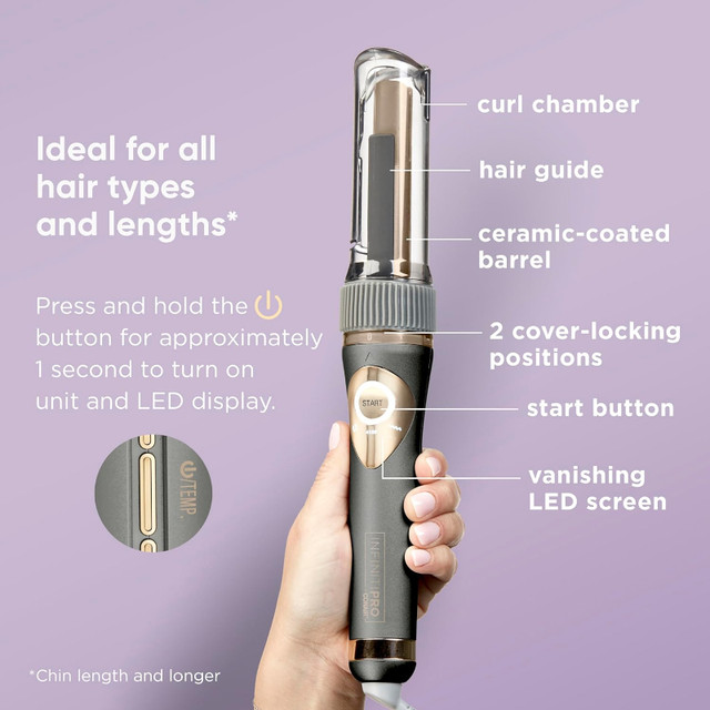 InfinitiPRO by Conair Curl Secret, Ceramic Auto Curler in Other in Stratford - Image 4