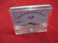 DC 0-10mA Analog Amp Meter Ammeter Current Panel