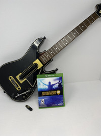 Xbox One Guitar Hero Live - Guitar, Game and DONGLE
