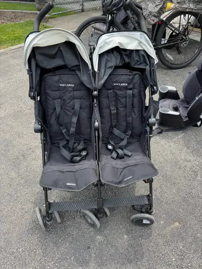 Maclaren Twin Techno Double Stroller – Lightweight & Compact!, View more