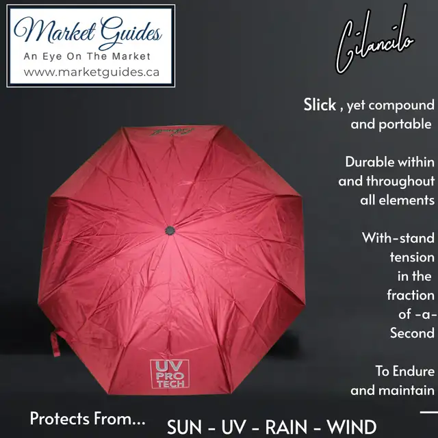 Sun Block Umbrella - 37" - Cilancilo ~ For Sun, Rain, WinD in Golf in Edmonton - Image 5