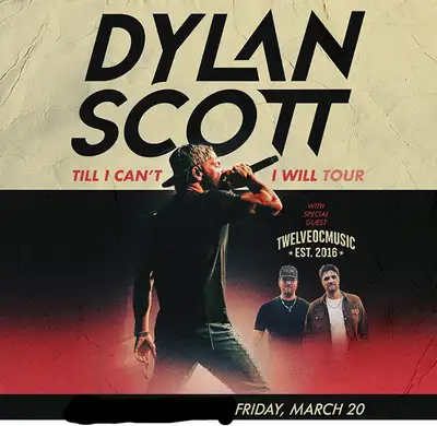 DYLAN SCOTT...FRIDAY MARCH 20 @ CASINO RAMA .....With six No. 1 singles, including two fresh smashes...