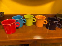 Never Used Fiesta Ware O-Ring USA Coffee Tea Mugs