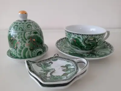 The Green Dragon-Symbol of 2024 - Tea Set, View more