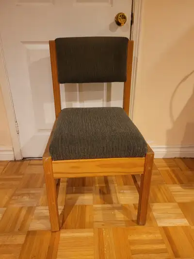 Two real wood chairs for sale, View more