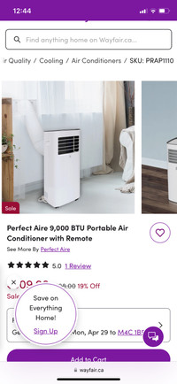 Portable air conditioner 