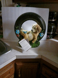 Dog in Tire ornament