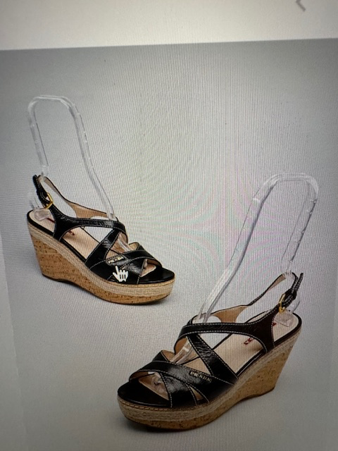 WOMAN'S PRADA CORK WEDGE HEELS in Women's - Shoes in City of Toronto - Image 2