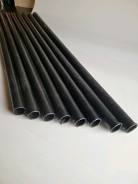 8X Golf Club Tube For Golf  Bag - Black Plastic  1.5" X 42" Inch