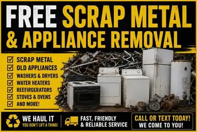 free scraps metal removal , View more