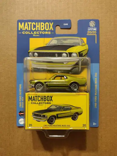 New Matchbox Collectors Ford Mustang Boss 302 1:64 diecast car, View more
