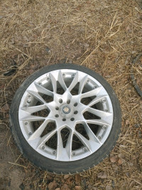 Alum rim and tire