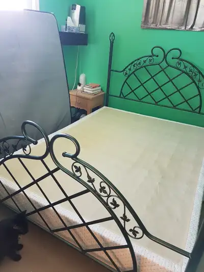 Queen 4 post bed frame with canopy conversion, View more