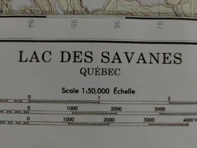 CARTE TOPOGRAPHIQUE LAC POULIN- DE- COURVAL ET PLUSIEURS AUTRES, in Fishing, Camping & Outdoors in Saguenay - Image 8