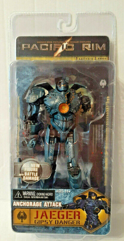 Pacific Rim Jaeger Gipsy Danger Anchorage Attack ACTION FIGURE, used for sale  