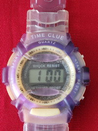 VINTAGE 1980'S, TIME CLUE SPORTS WATCH!!!