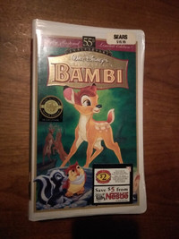Bambi Disney VHS Sealed 1942 movie from 1997