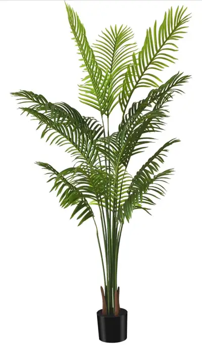 AnTing Artificial Areca Palm Plant Faux Tropical Tree 6FT, Fake, View more
