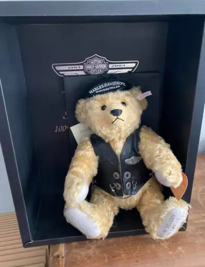 Harley Davidson Steiff Bear, View more