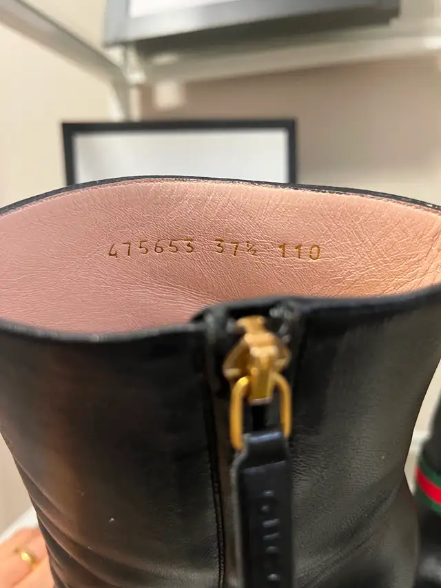 Gucci black leather high heel ankle boots in Women's - Shoes in Edmonton - Image 7