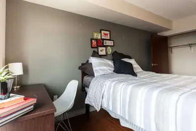 For summer term 2026 (May-Aug) One room with private bathroom, suite has 5 people, male only. Utilit...