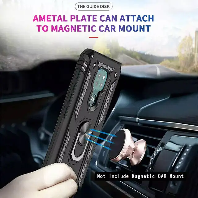 Leyi Shock Motorola Moto G9/E7 Plus Play Case 2 Tempered Glass in Other in London - Image 5
