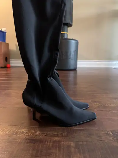 Donald Pliner Nylon Knee High Boots - Size 8, View more