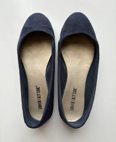 Lower East Side Navy Blue Flats - Size 7, View more