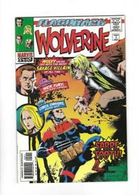 Wolverine #-1 (minus 1) Flashback w/ Sabretooth, VF/NM, 1997.