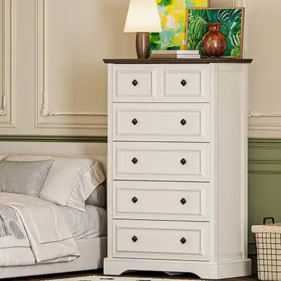 Rustic Country 5-Drawer Chest New , View more