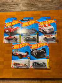New in Package - 5 pack Hot Wheels Mainlines Assorted