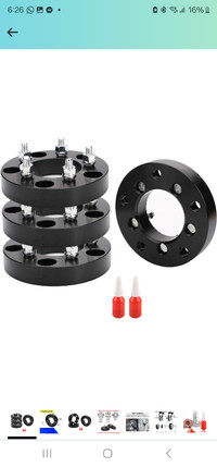 4PCS 1.25 inch Wheel Adapters 5x5.5 to 5x4.5 5x139.7 to 5x114.3