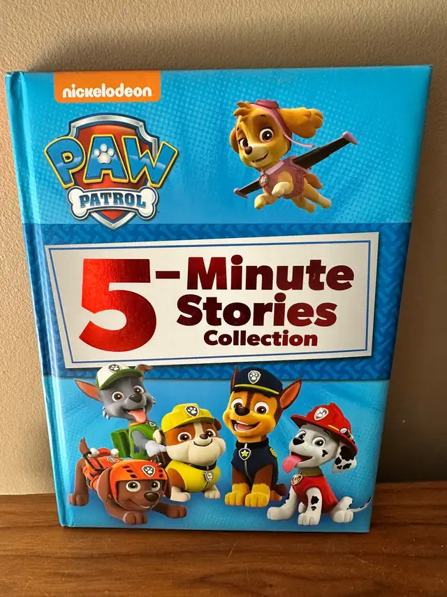 Paw Patrol 5-Minute Stories Collection hardcover book