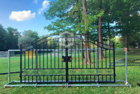 Heavy Duty 14FT Driveway Wrought Iron Gate for Sale