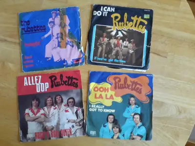 4 X Vinyle The Rubettes Tonight I can do it Allez oop Ooh la la, View more