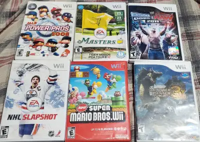 Wii games for sale, View more