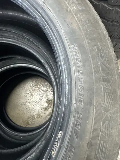 4 tires in good condition 180 for 4 tires
