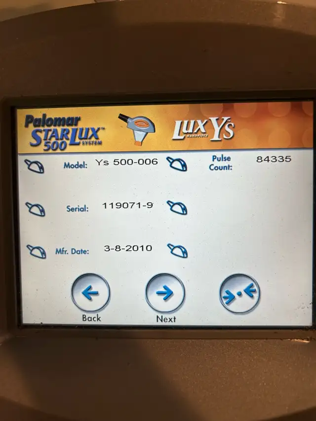 Palomar Starlux 500 Laser System in Health & Special Needs in Bedford - Image 8