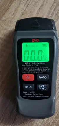 Moisture Meters MT-18 Grey 0-99.9% Two Pins Digital
