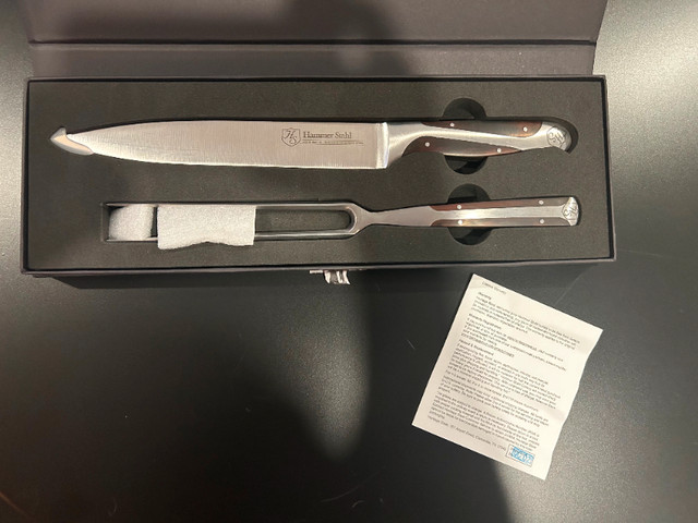 Hammer Stahl Carving Knife and Fork Set dans Vaisselle et articles de cuisine  à Ouest de l’Île - Image 4