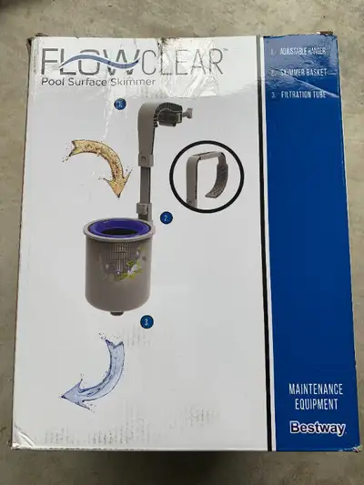 Flow Clear Pool Surface Skimmer by Bestway. In new condition. See pictures.