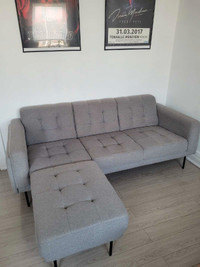 Couch with Ottoman 