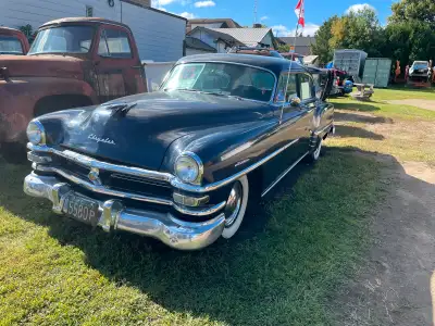 1953 4 door Chrysler Windsor deluxe running 6 cylinder flathead with automatic transmission. Only 65...