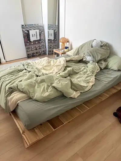 ikea mattress and frame , View more