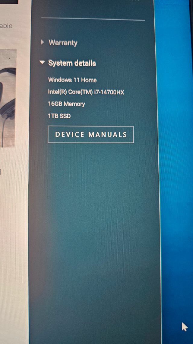 Alienware M18 (i7-14700HX/16gb/1TB SSD/RTX 4070) $2500 obo in Laptops in Markham / York Region - Image 3